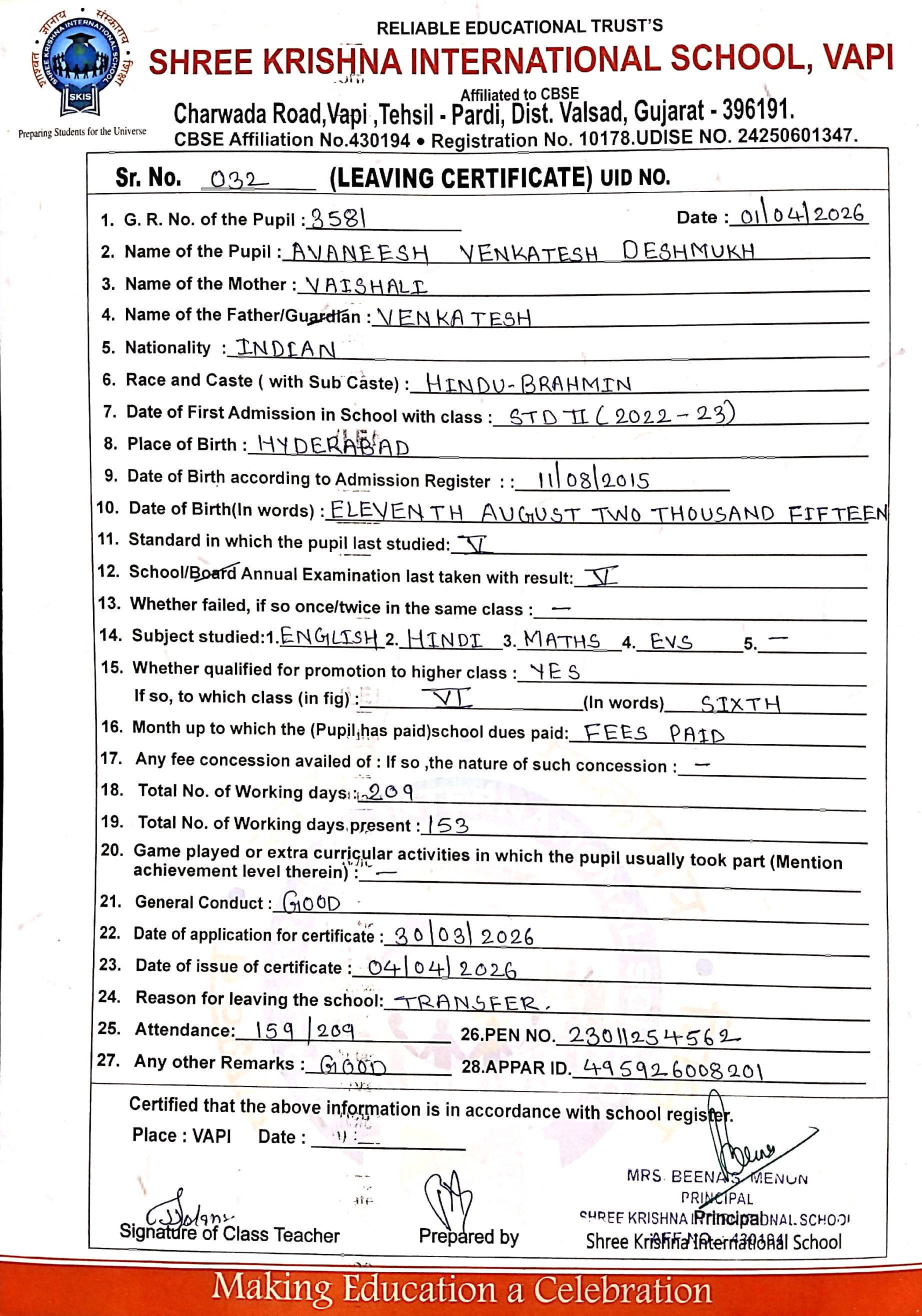 ANVESH DESHMUKH
